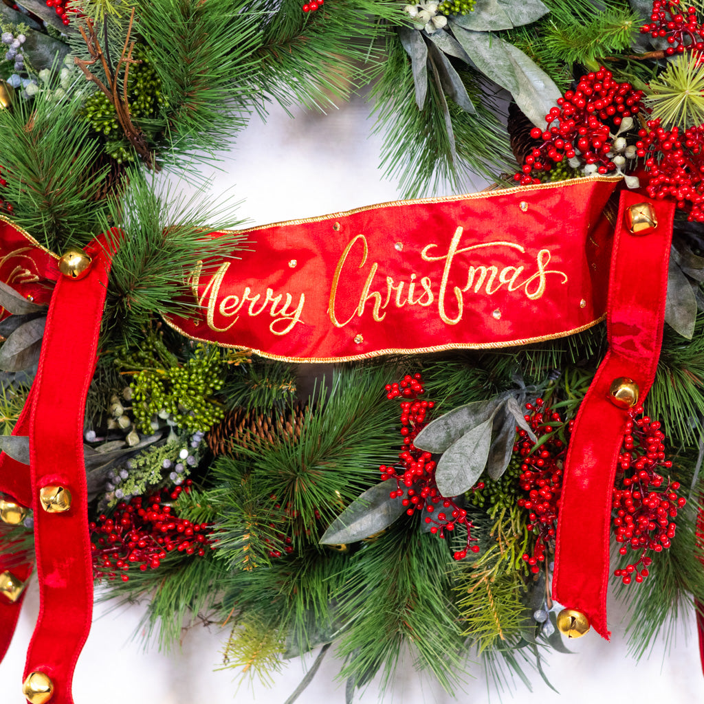 Sleigh Ride Christmas Wreath