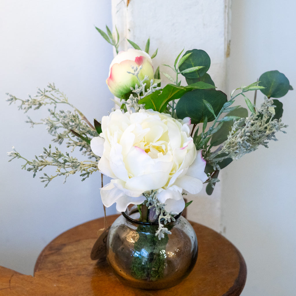 White Peony Petite Bouquet