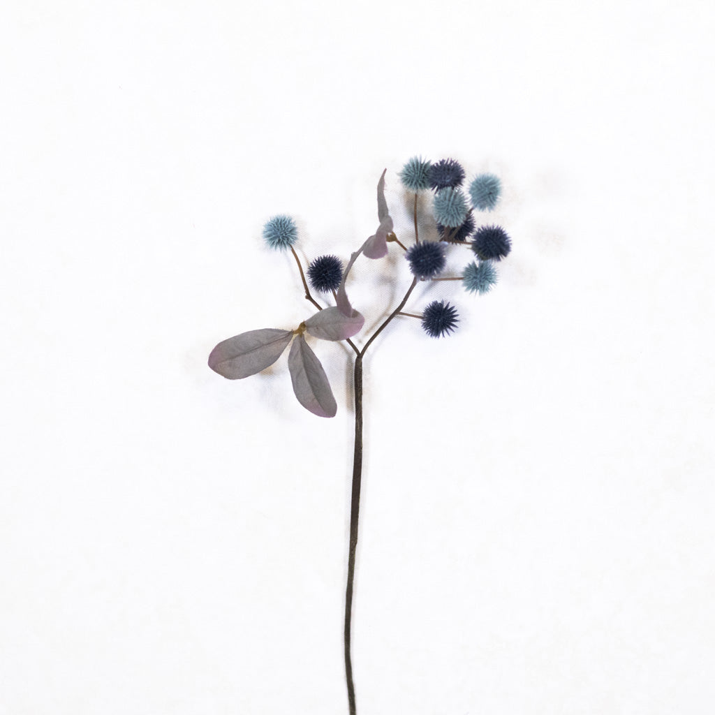Globe Blue Gray Thistle Spray