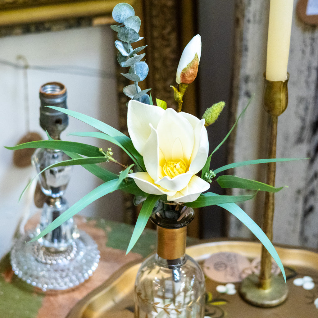 White Saucer Magnolia Mini Bouquet