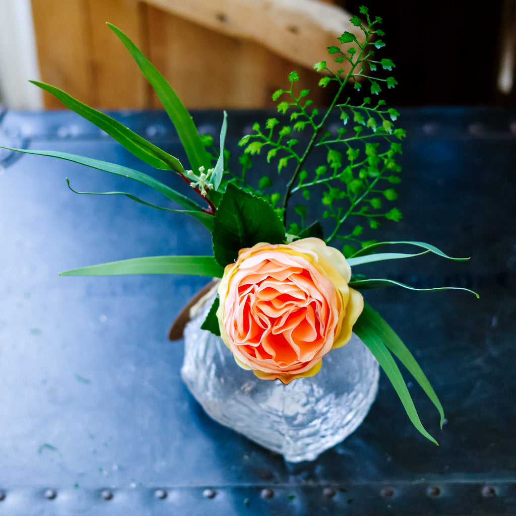 Peach Rose Petite Bouquet