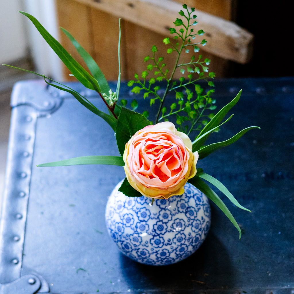 Peach Rose Petite Bouquet