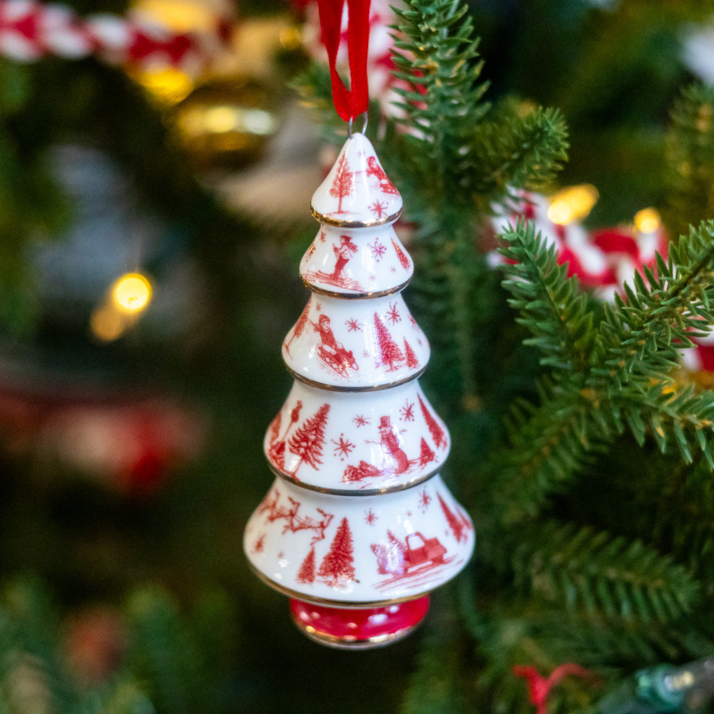 Ceramic Yuletide Tree Ornament