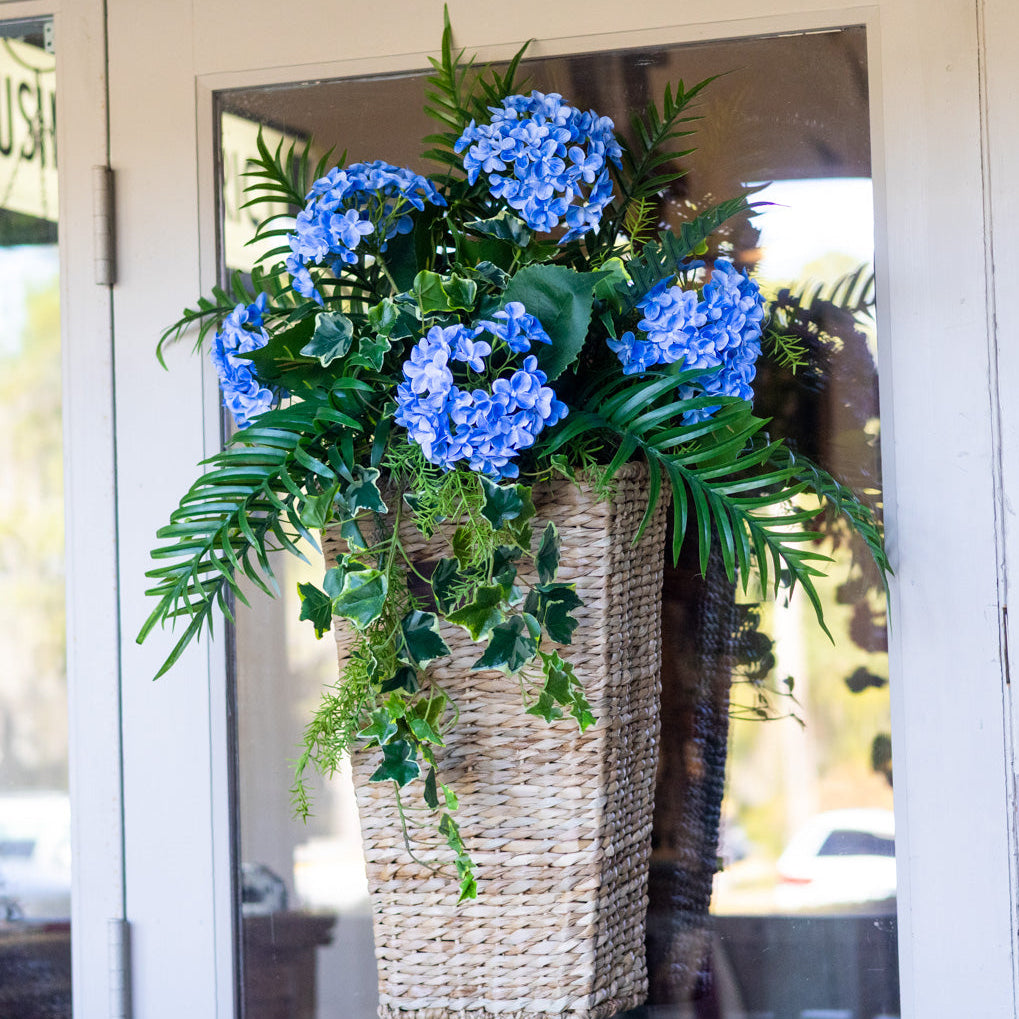 Blue Hydrangea Mix Elongated Drop In