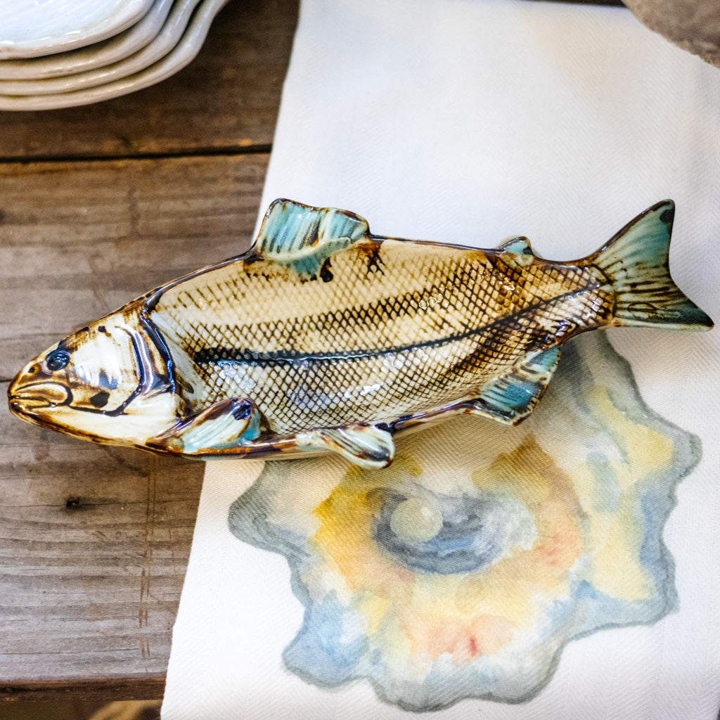 Vintage Fish Dish for Caviar