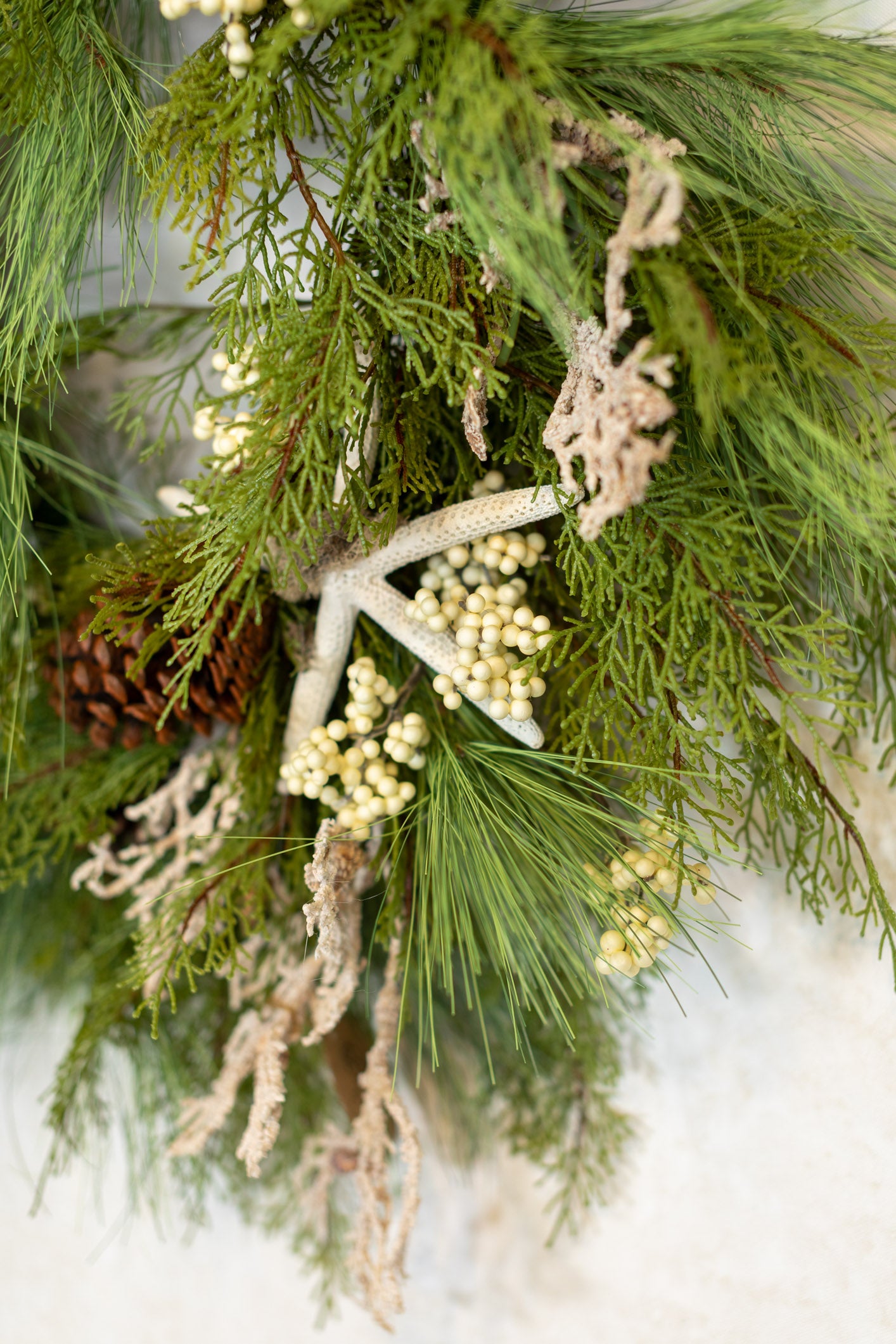 Seasons Starfish Wreath