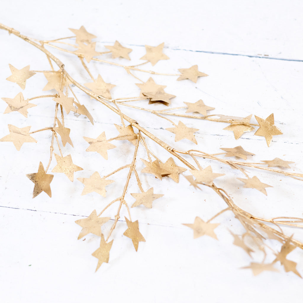6' Metallic Star Garland