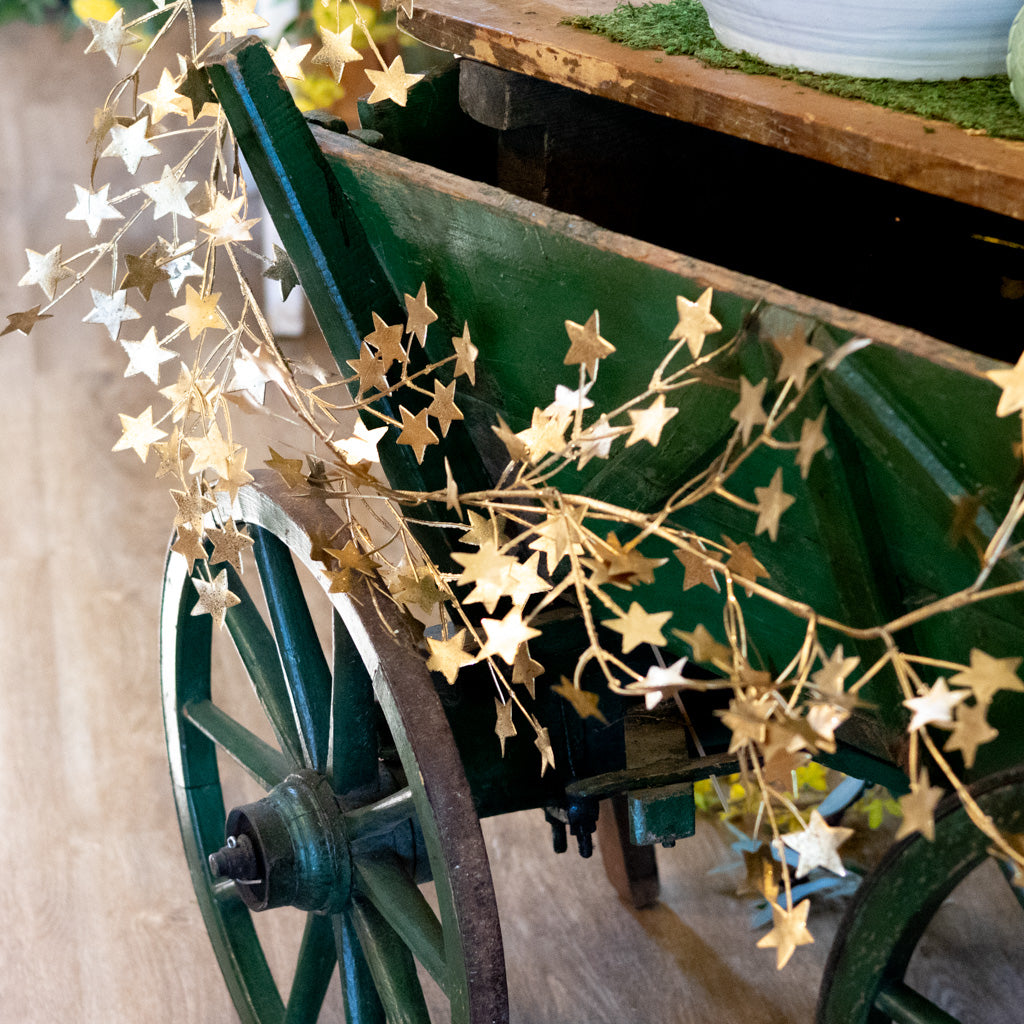 6' Metallic Star Garland