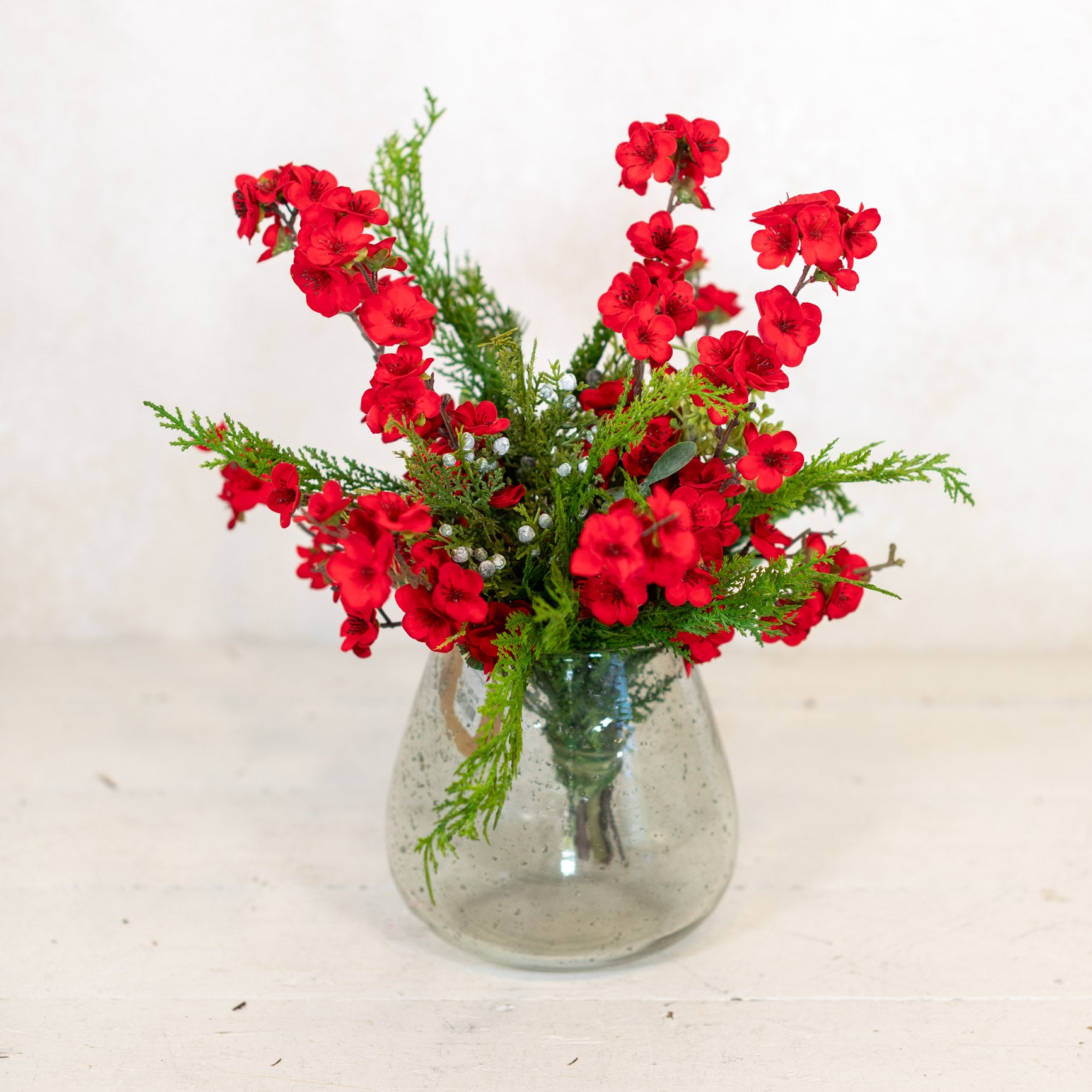 Holiday Cherry Blossom Bouquet Drop In