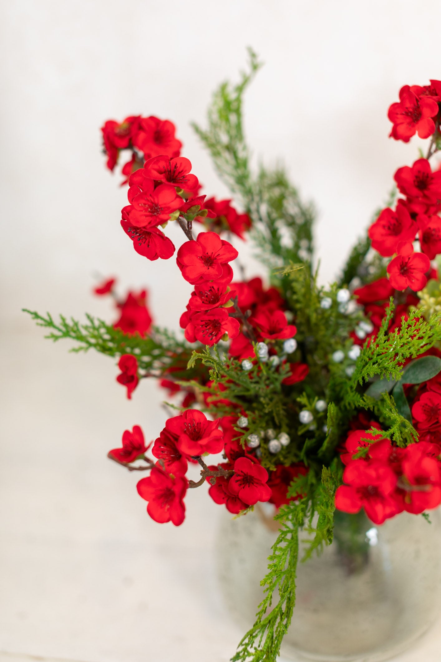 Holiday Cherry Blossom Bouquet Drop In