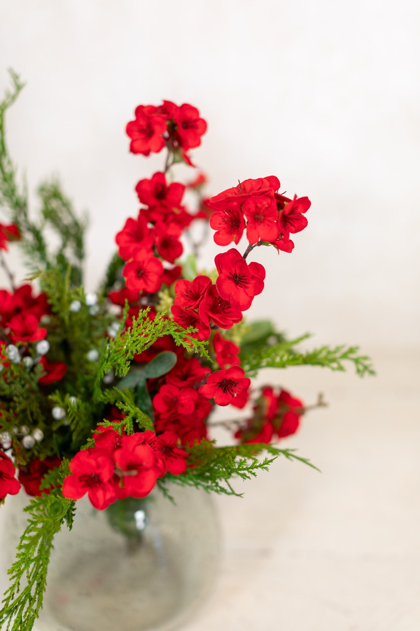 Holiday Cherry Blossom Bouquet Drop In