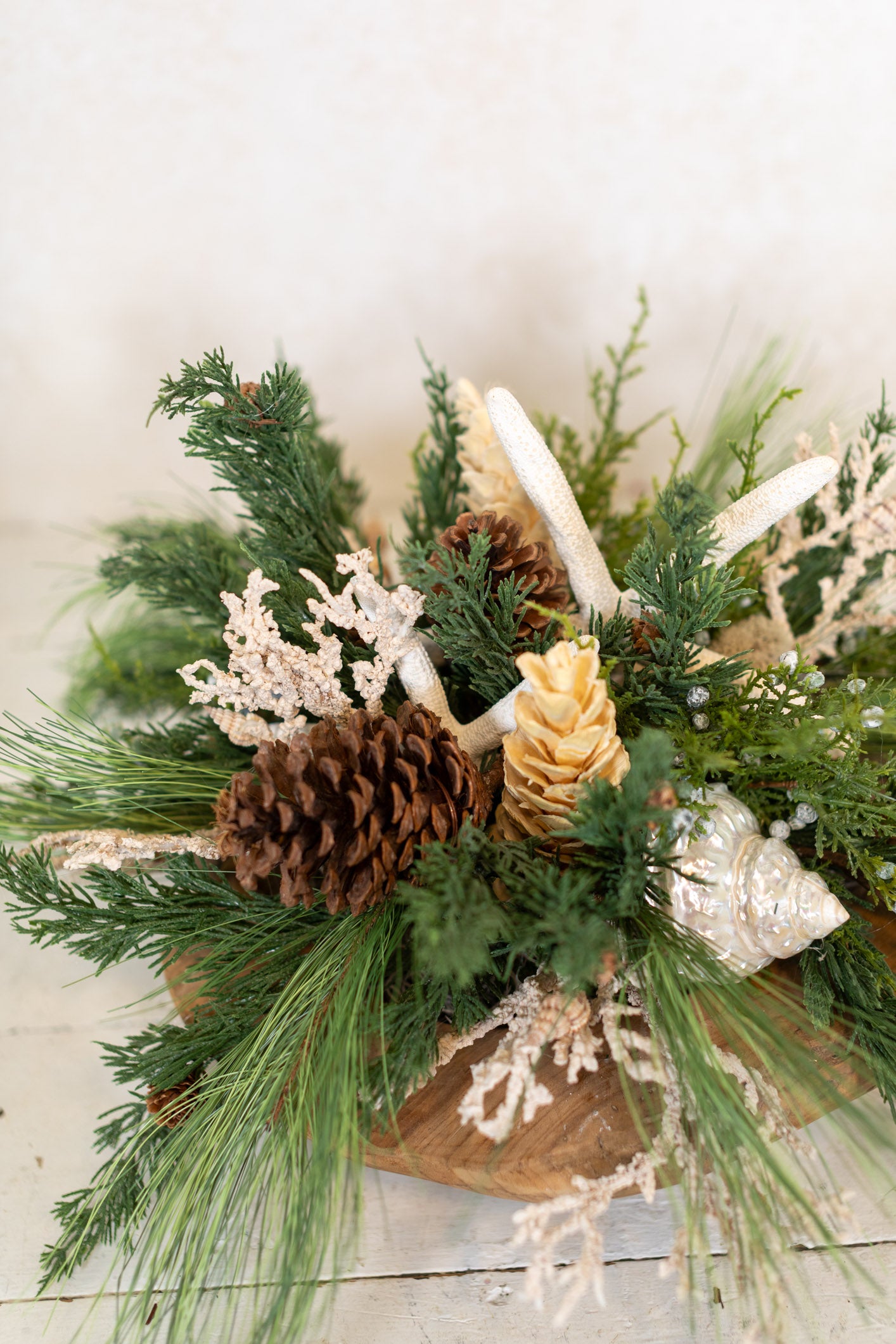 Seasons Starfish Round Centerpiece Drop-In