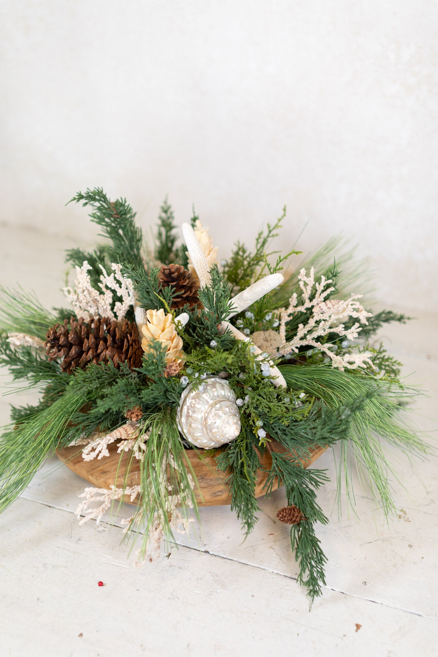 Seasons Starfish Round Centerpiece Drop-In