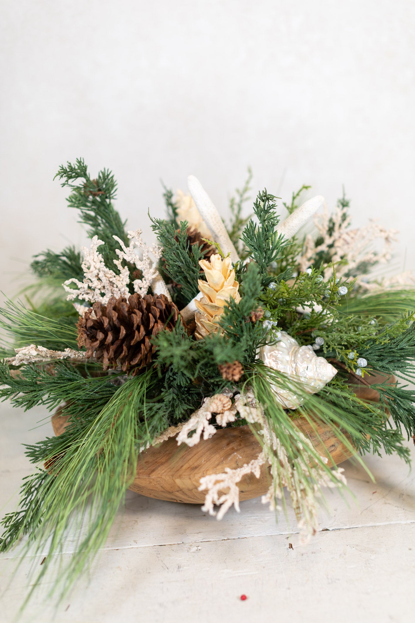 Seasons Starfish Round Centerpiece Drop-In