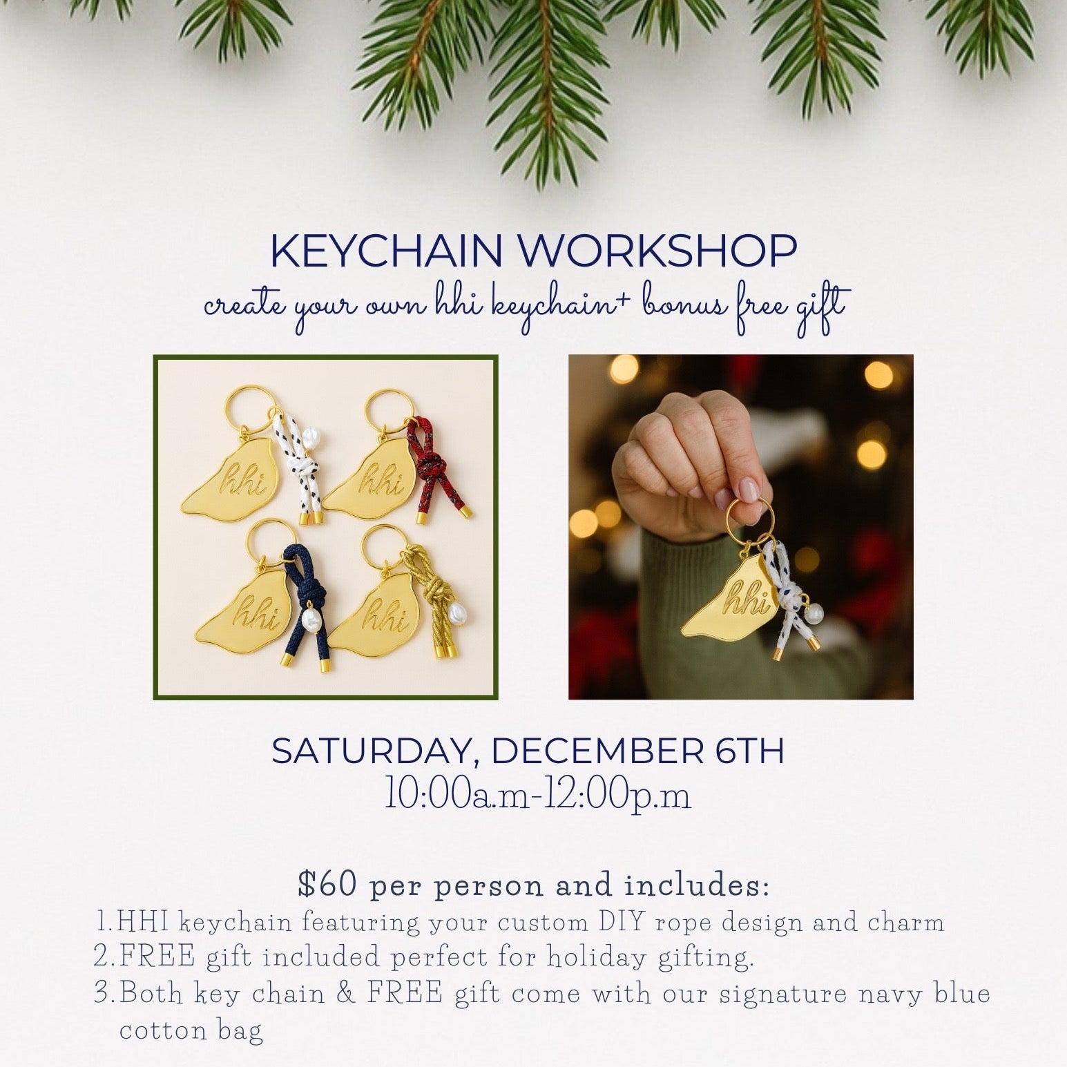 12.06.2025 @ 10AM - 12PM | HHI Keychain Workshop with Little Fish Boateak