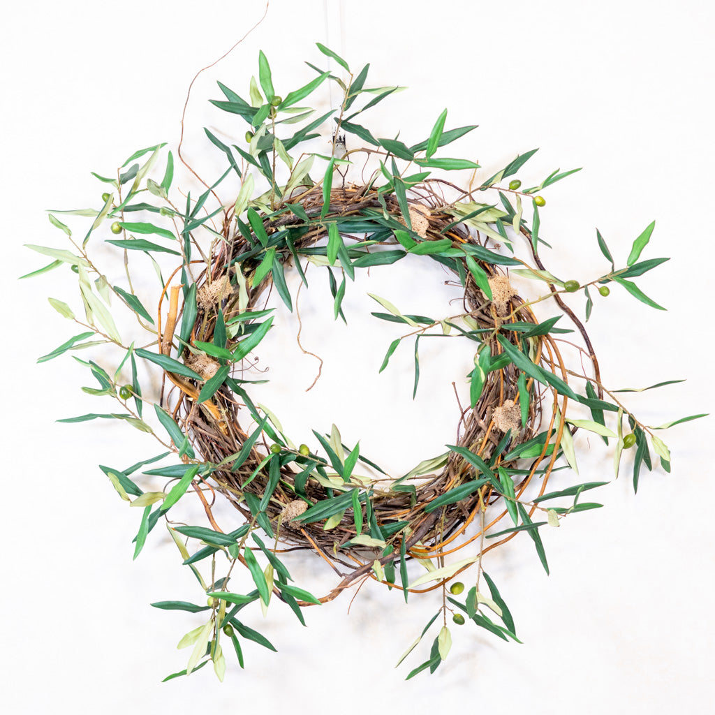 Olive and Willow Wreath