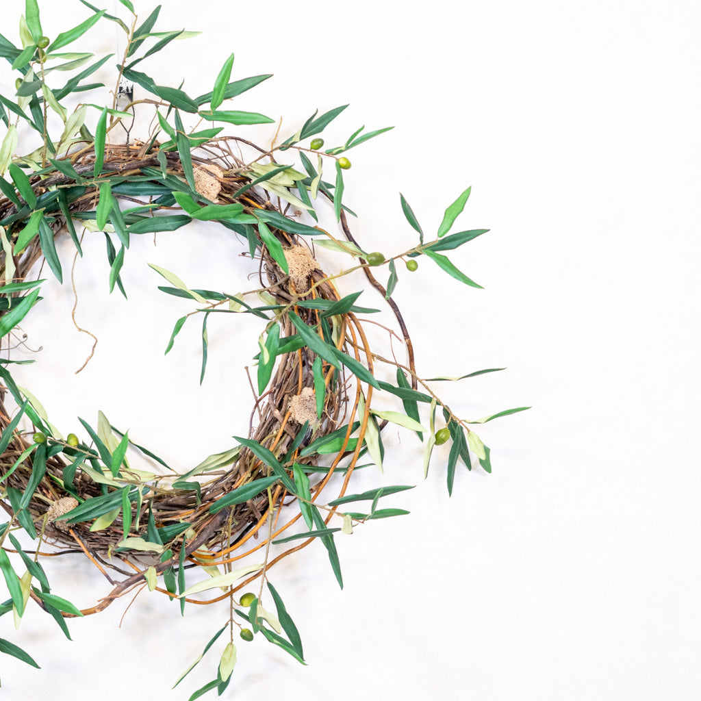 Olive and Willow Wreath