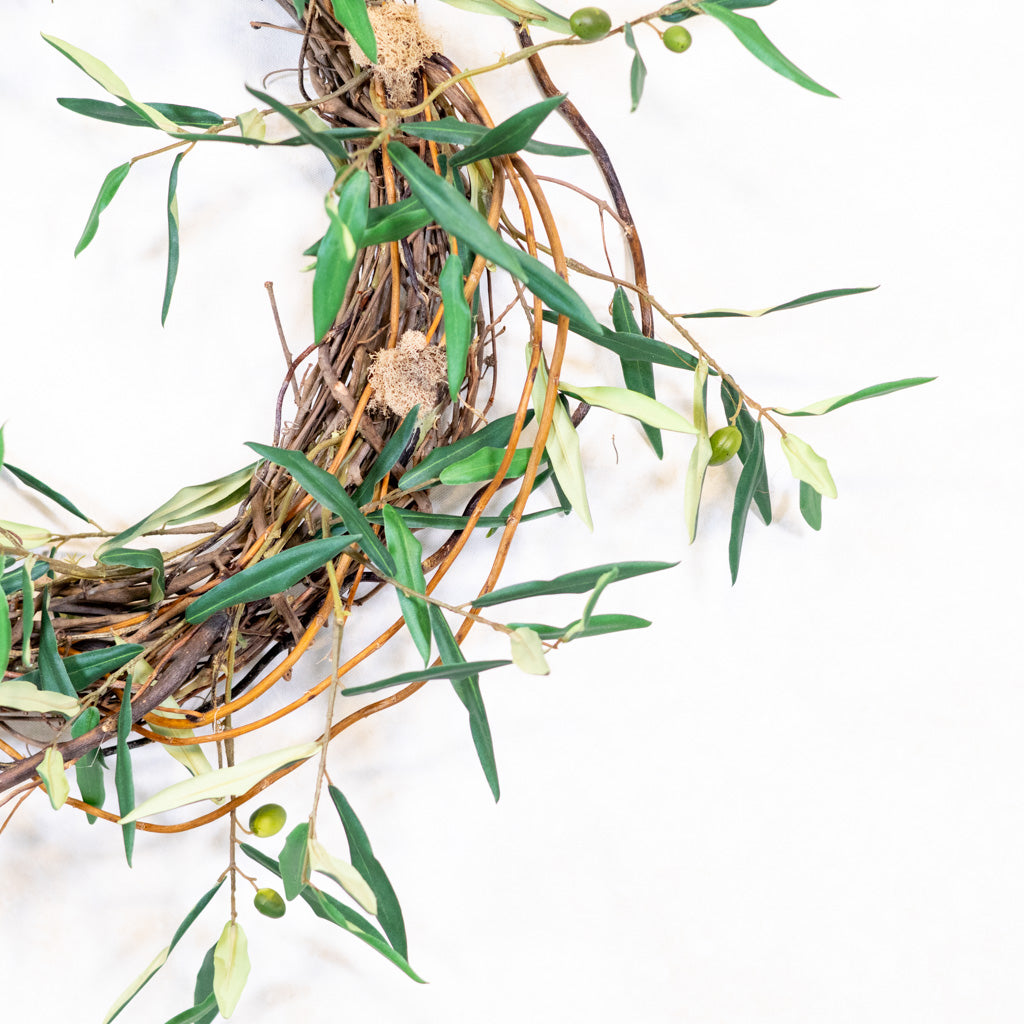 Olive and Willow Wreath