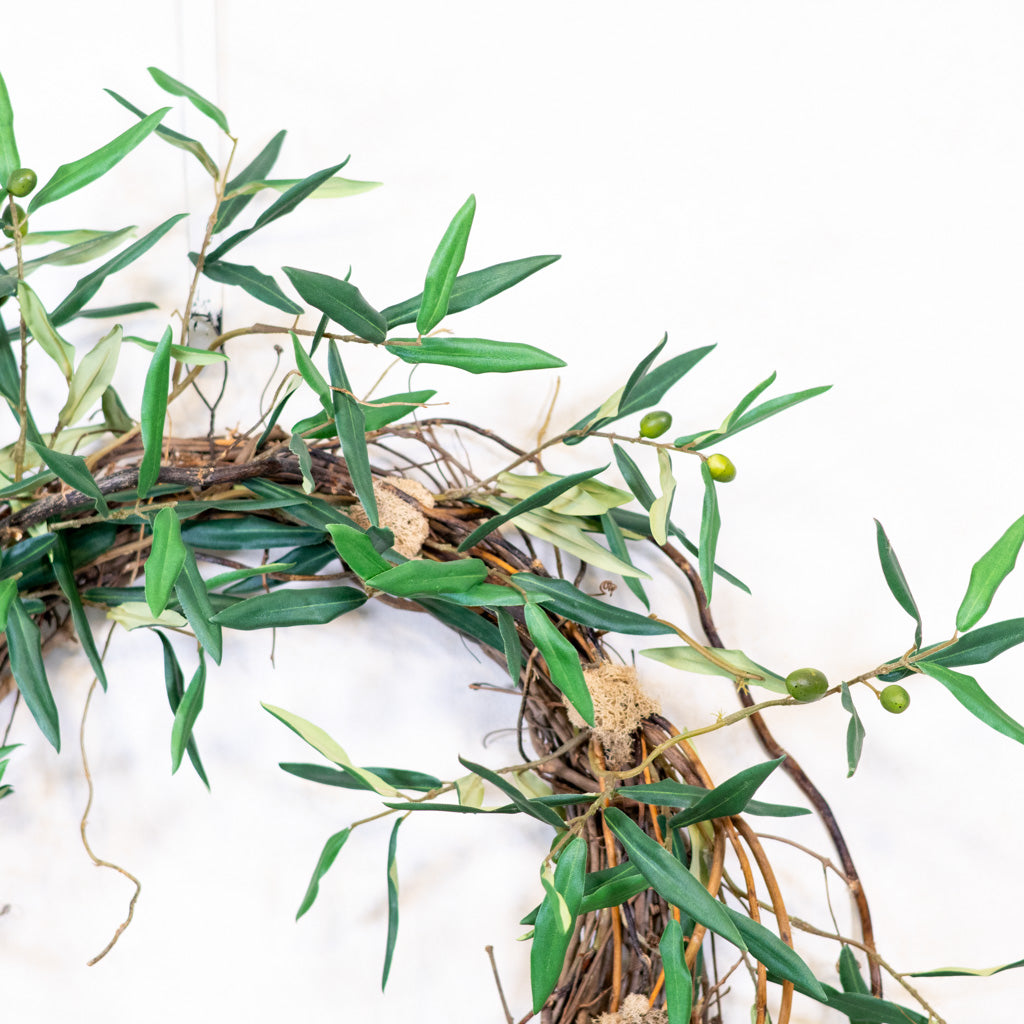 Olive and Willow Wreath
