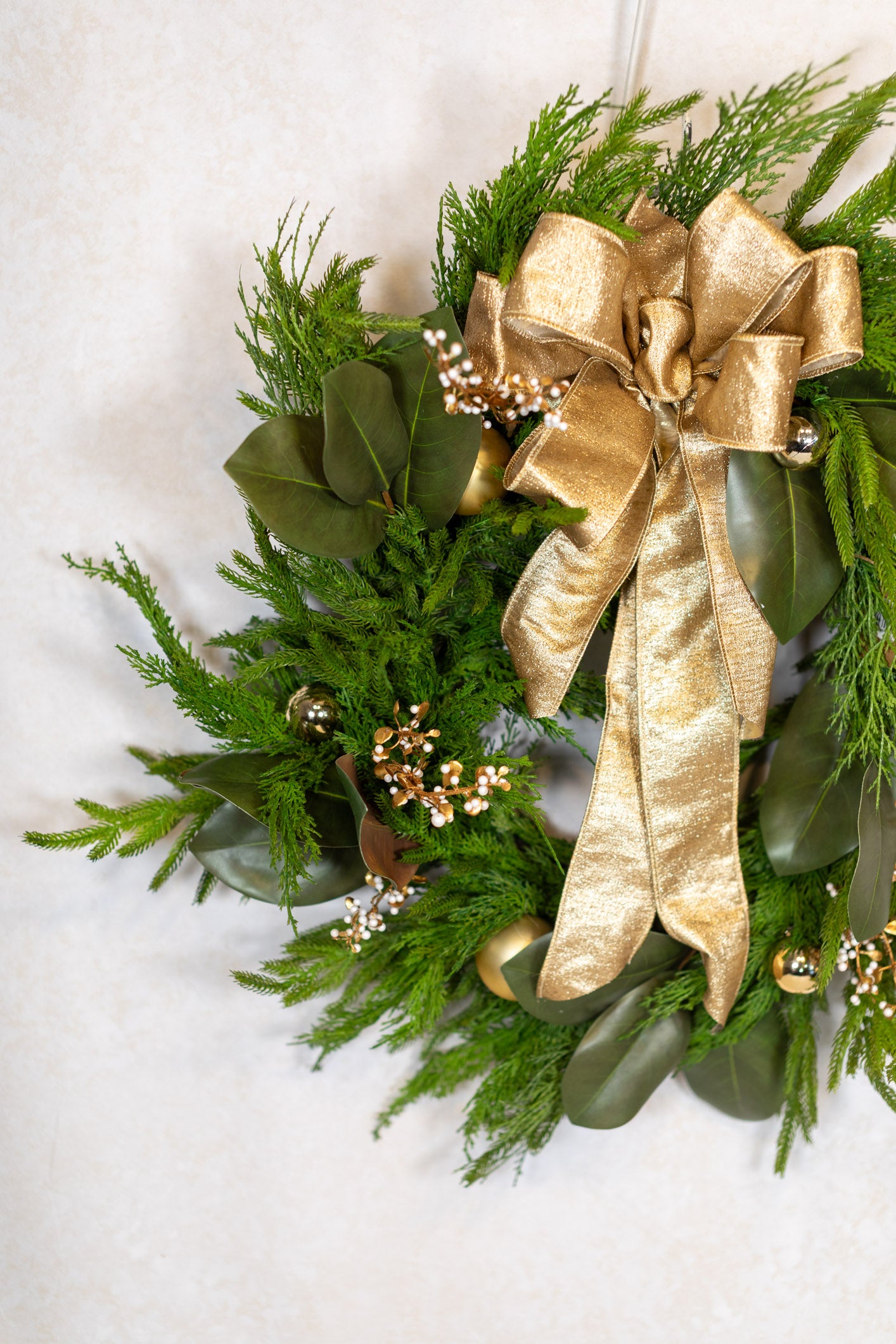 Golden Memories Wreath