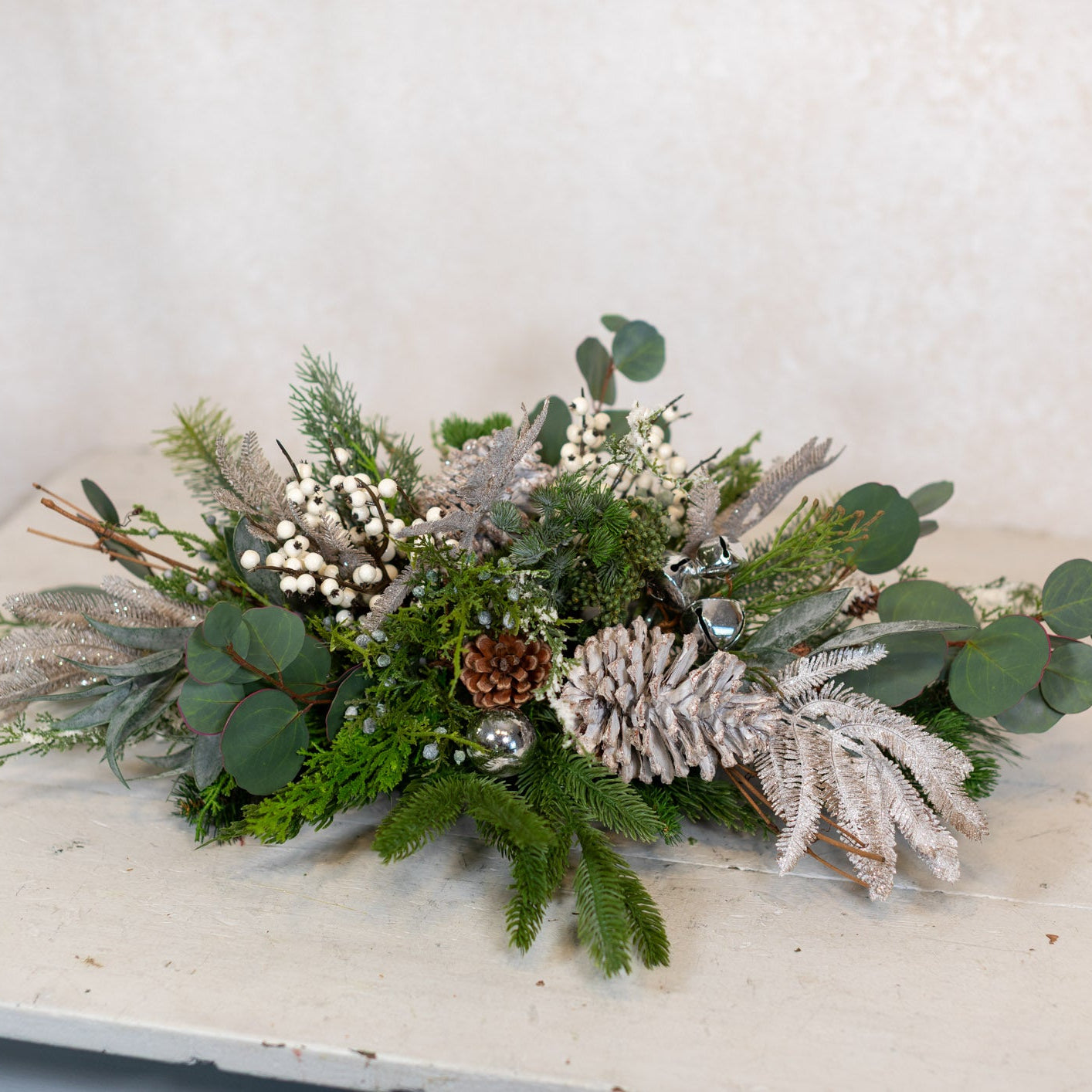 Silver Bells Centerpiece Drop In