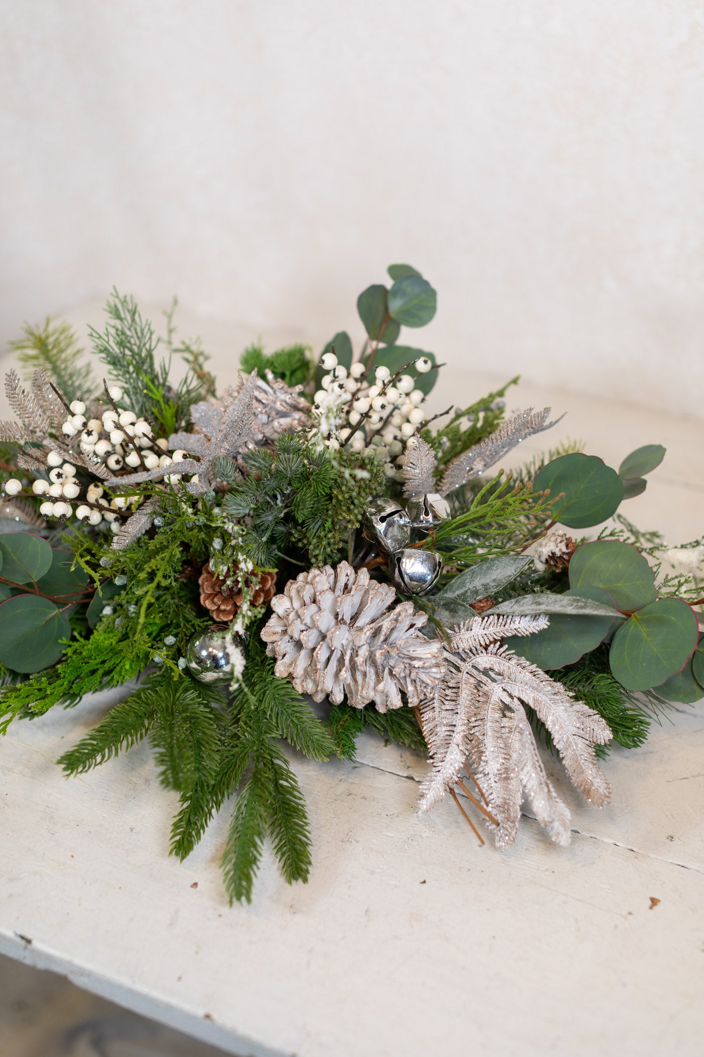 Silver Bells Centerpiece Drop In