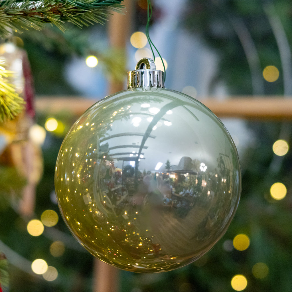 UV Wrought Iron Pearl Shatterproof Ball Ornament