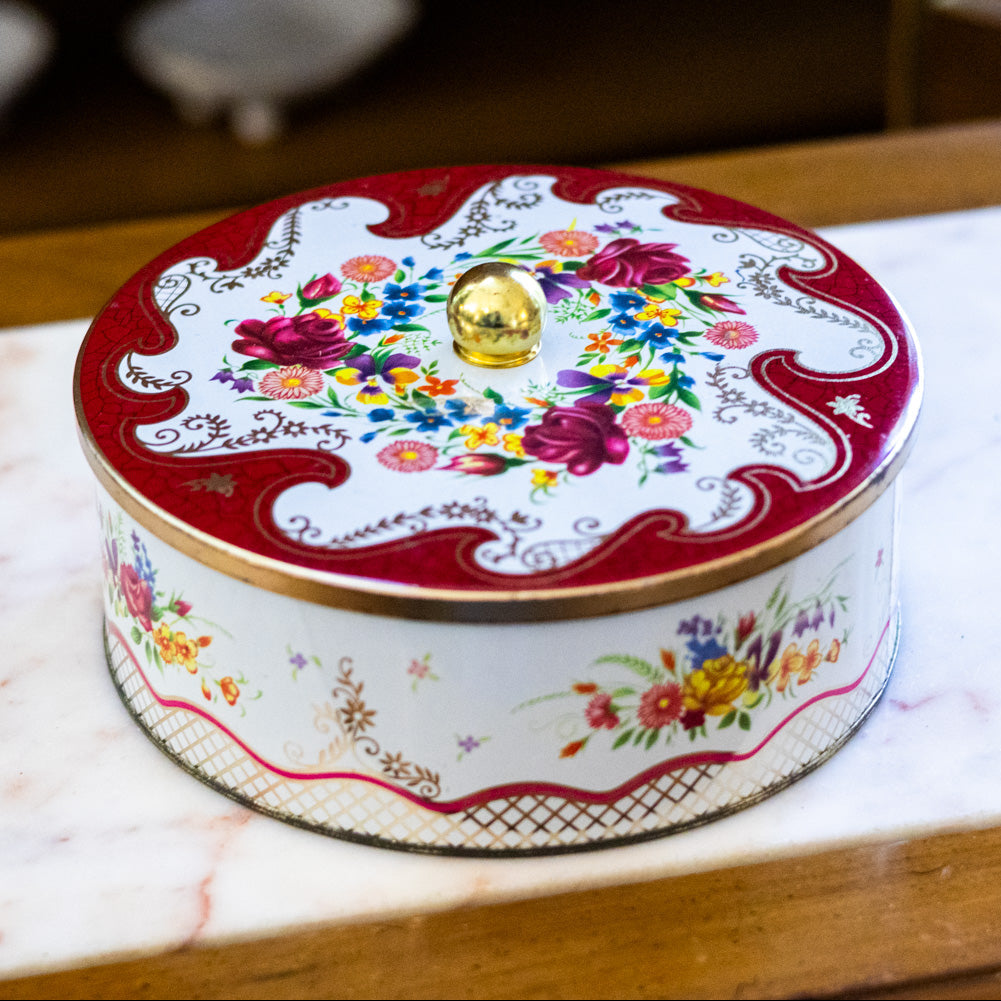 Round Metal Tin