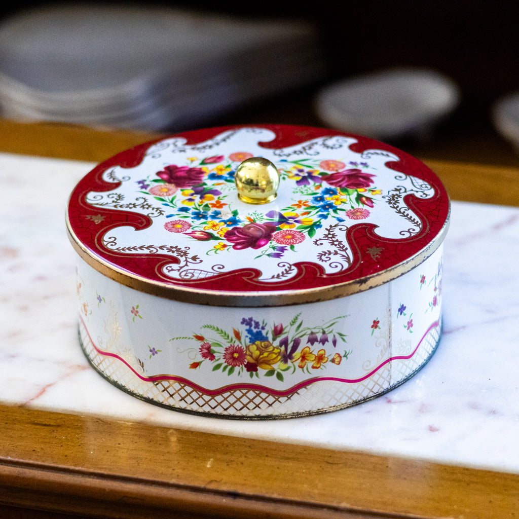 Round Metal Tin
