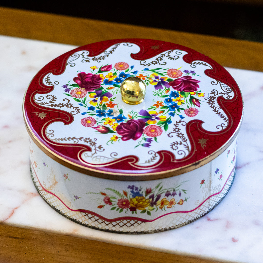 Round Metal Tin