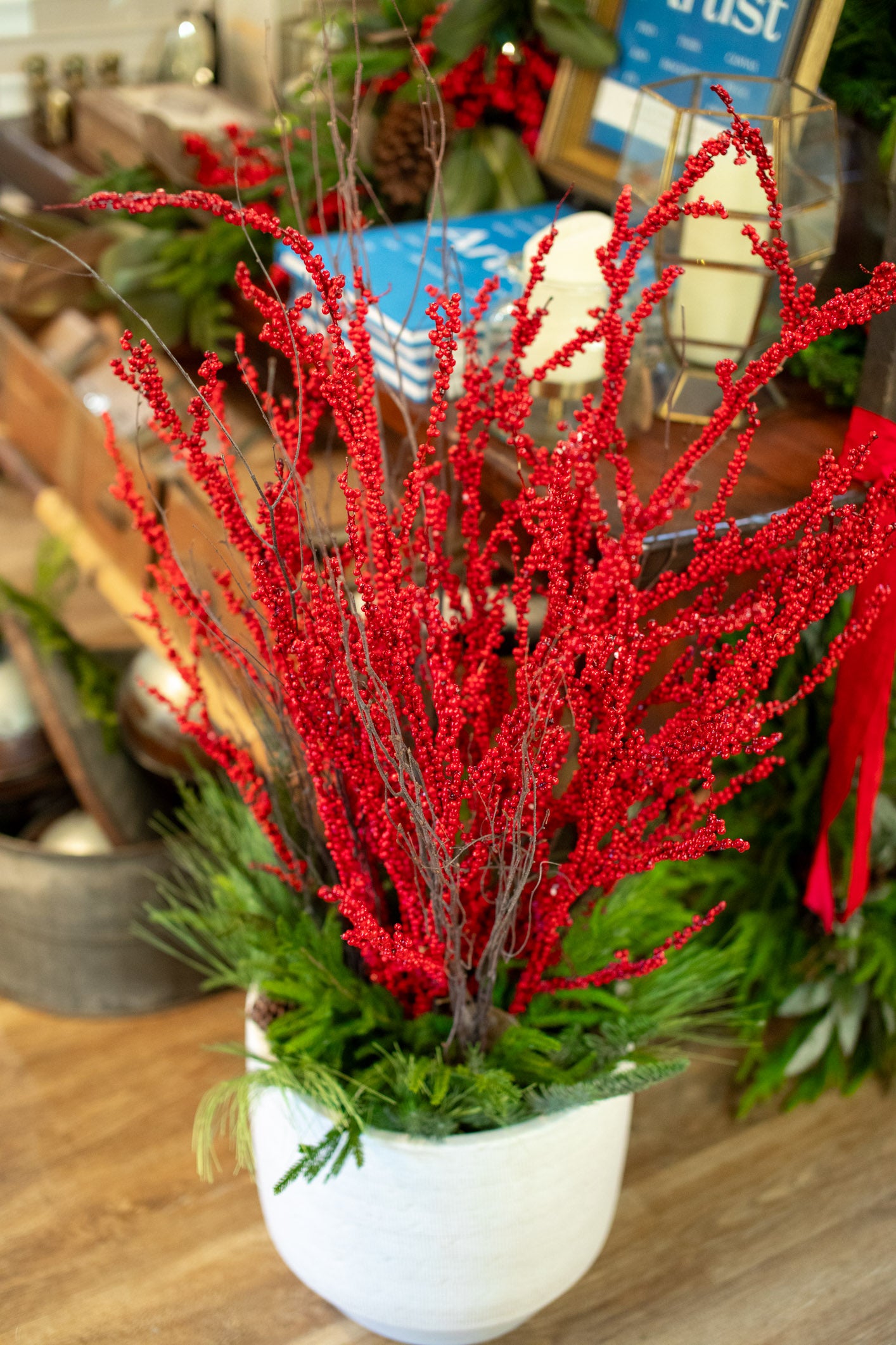 Berry Bounty Birch Planter