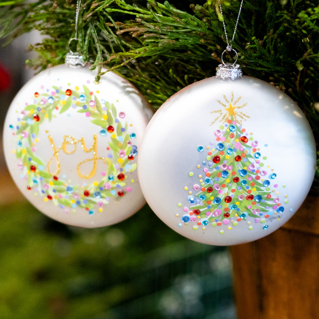 Confetti Tree Disc Ornament