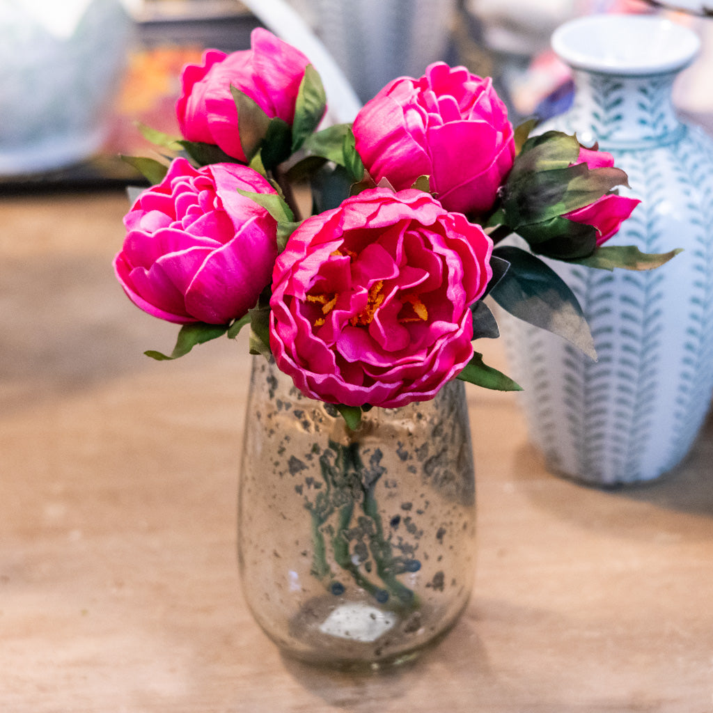 Magenta Peony Bundle Real Touch