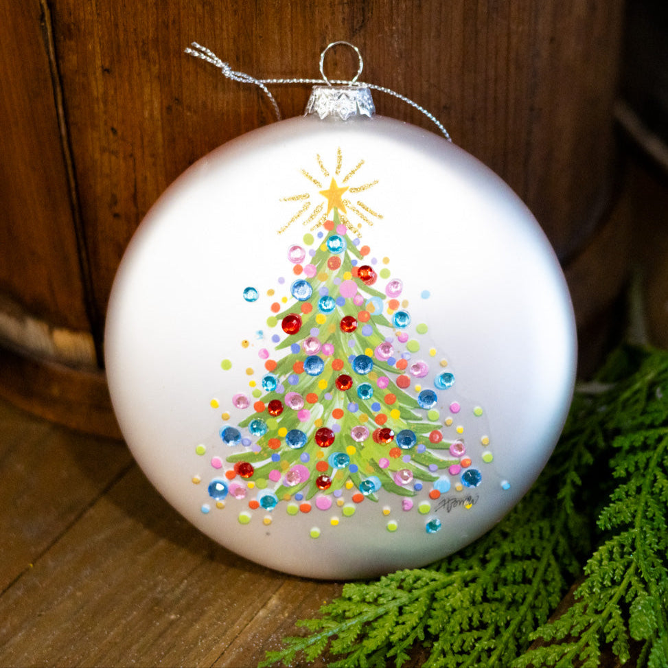 Confetti Tree Disc Ornament
