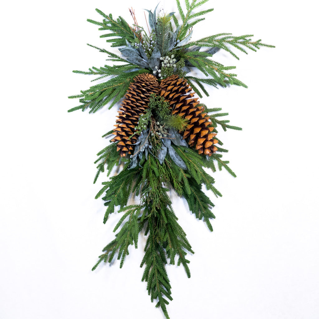 Faux Real Evergreen Down Drop