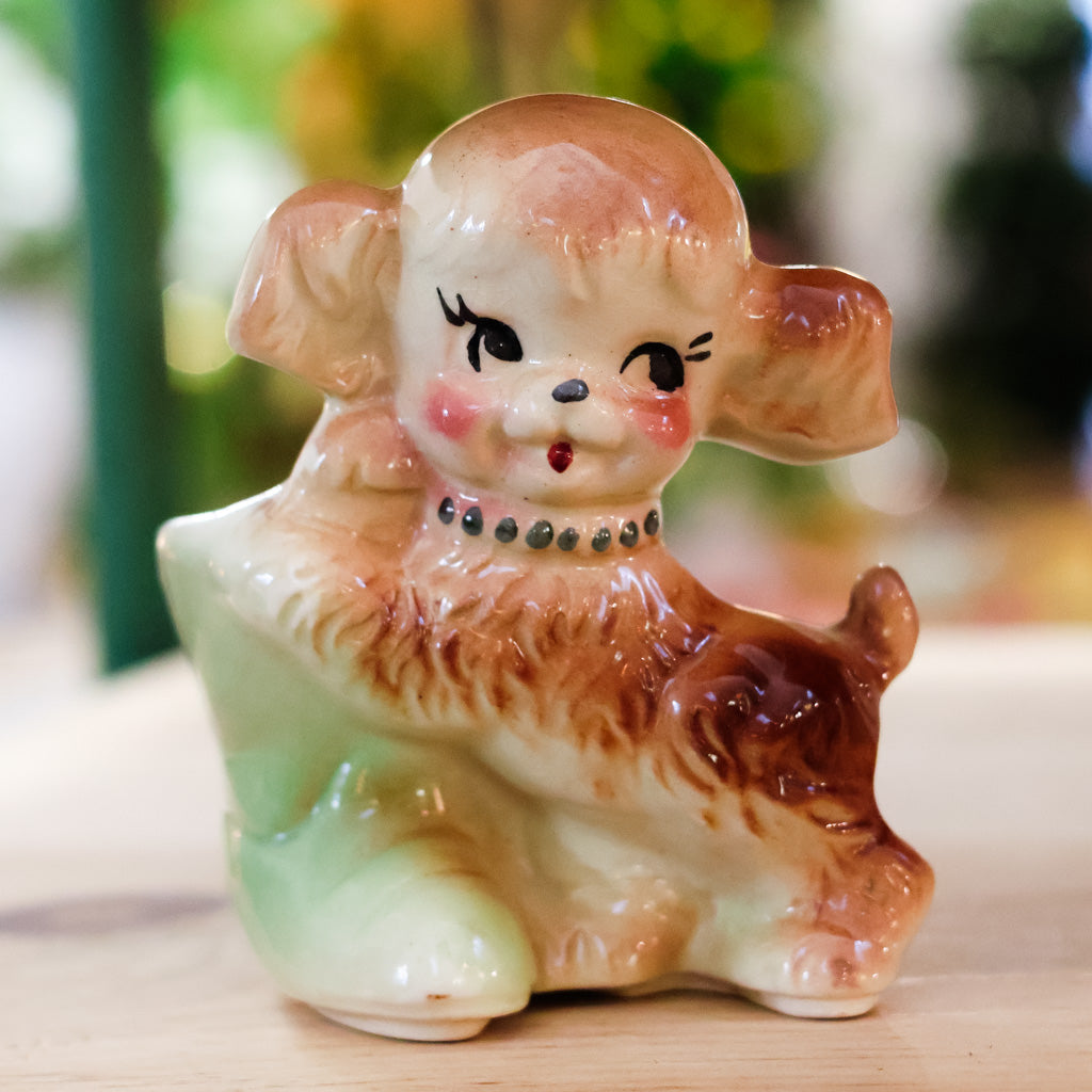 Vintage Shawnee Pottery Puppy Planter