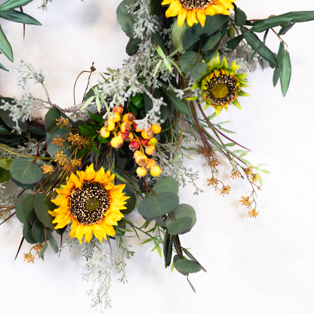 Sunflower Harvest Wreath