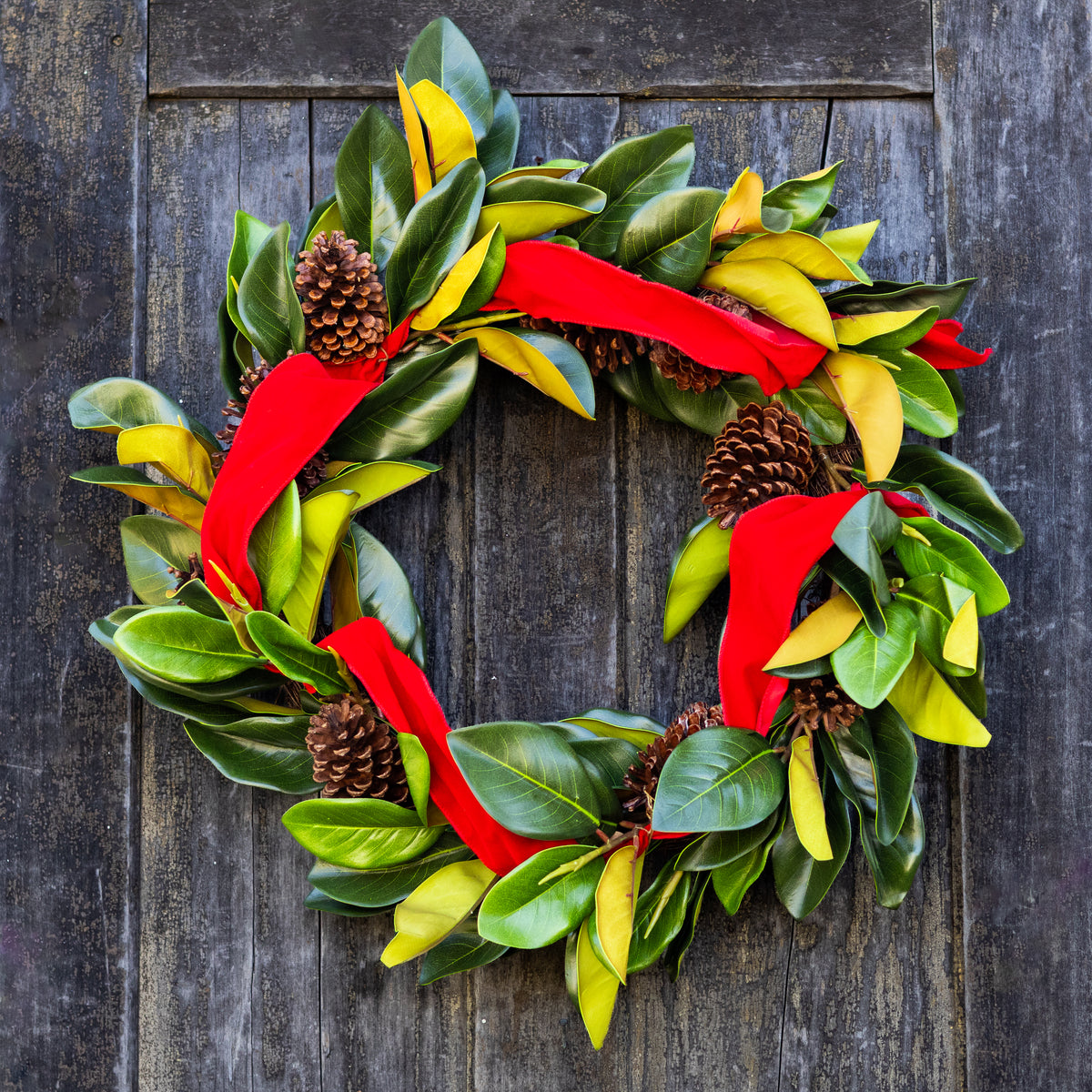 30"D Regal Magnolia Wreath