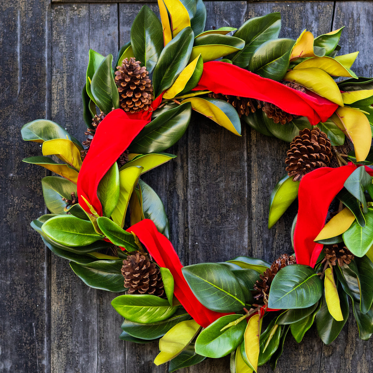 30"D Regal Magnolia Wreath