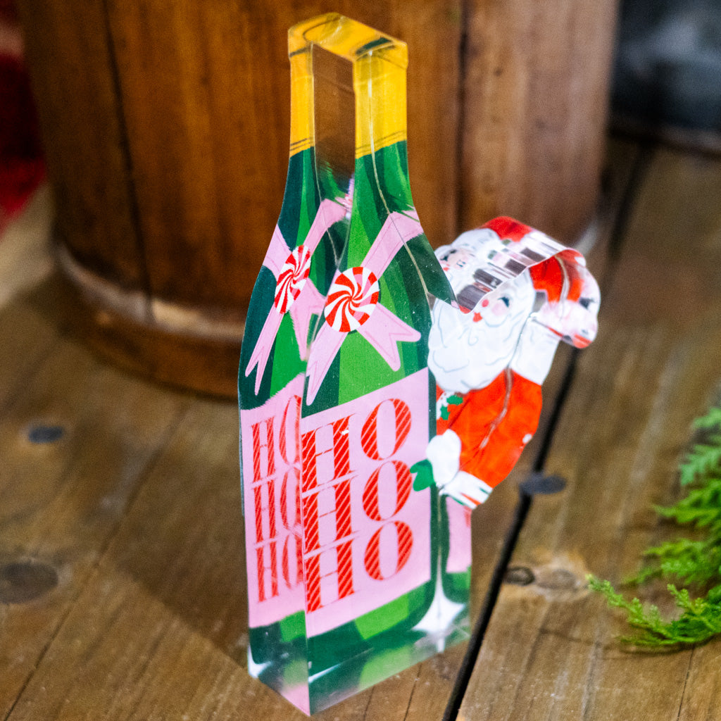 Bottled Christmas Cheer Acrylic Cut Out Block
