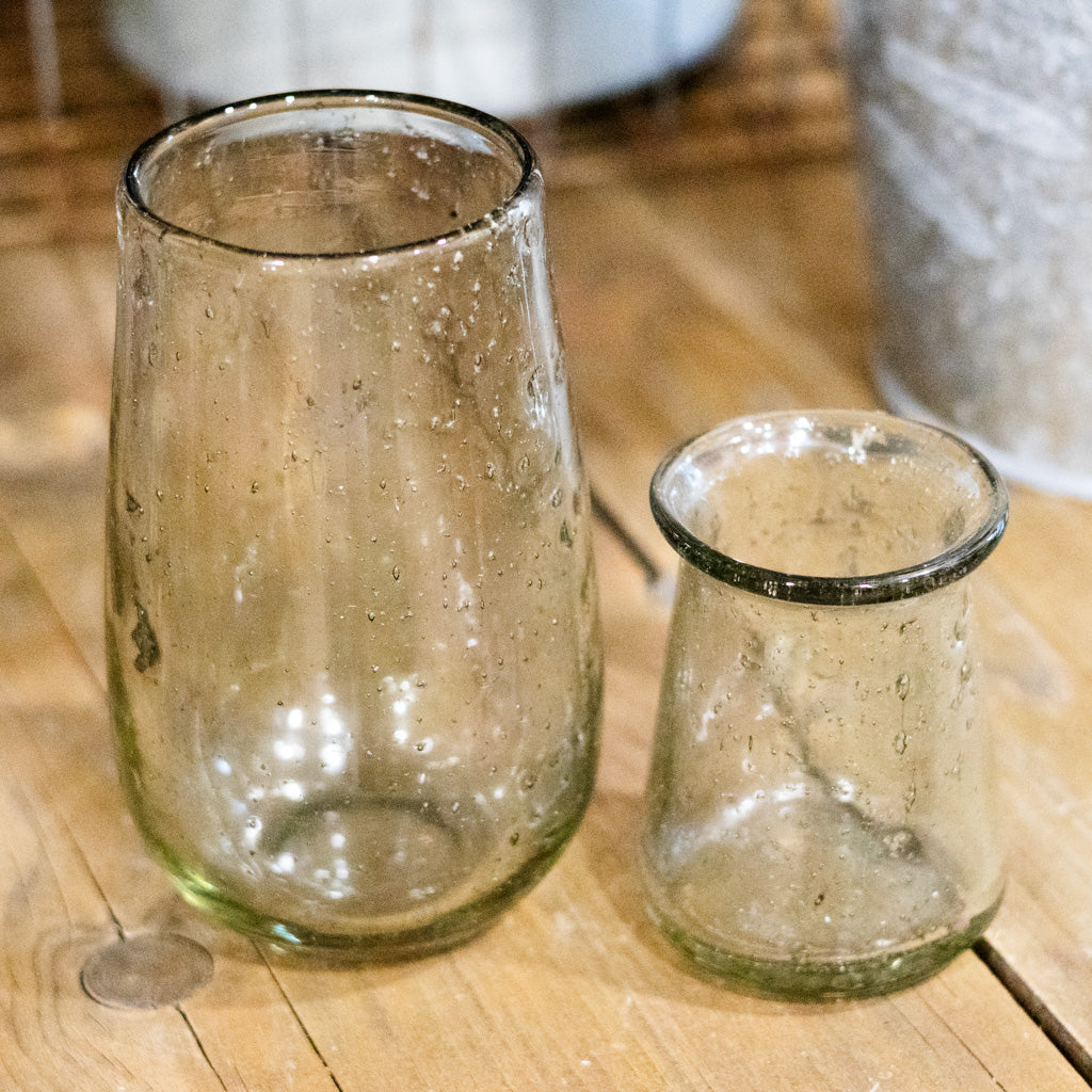 Recycle Stone Glass Mini Vase