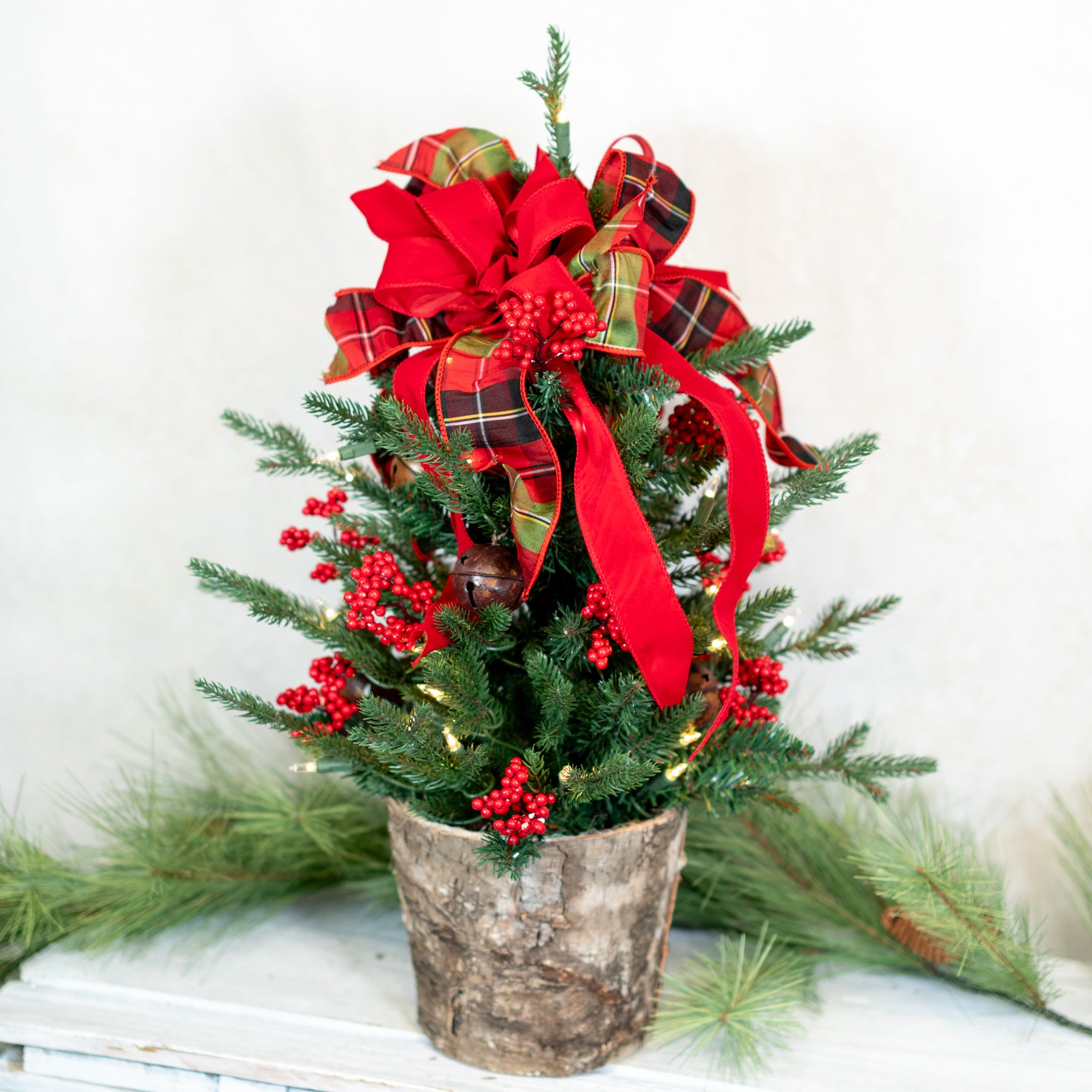 2 ft. Jingle Bell Holiday Pre-Lit Decorated   Tree