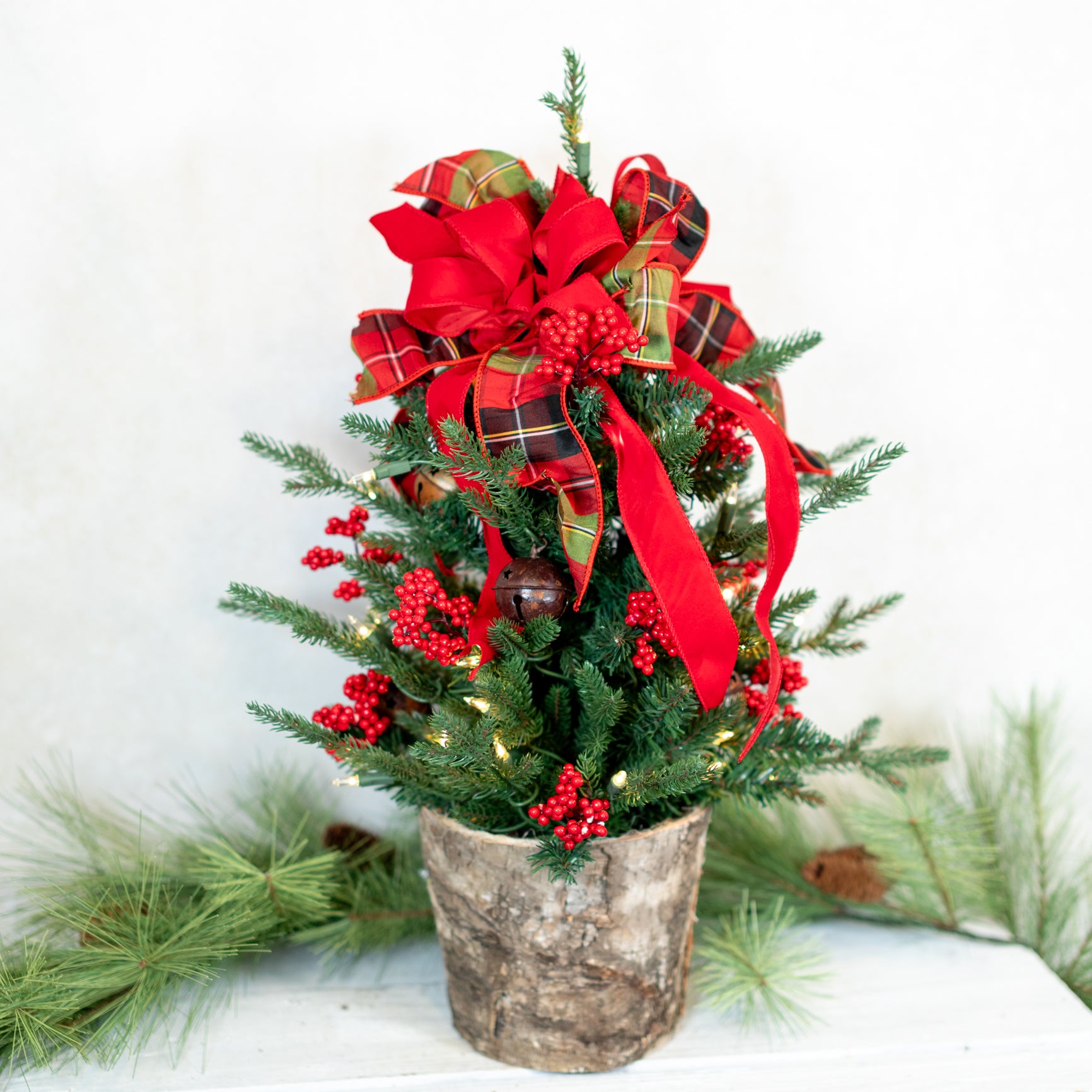 2 ft. Jingle Bell Holiday Pre-Lit Decorated   Tree