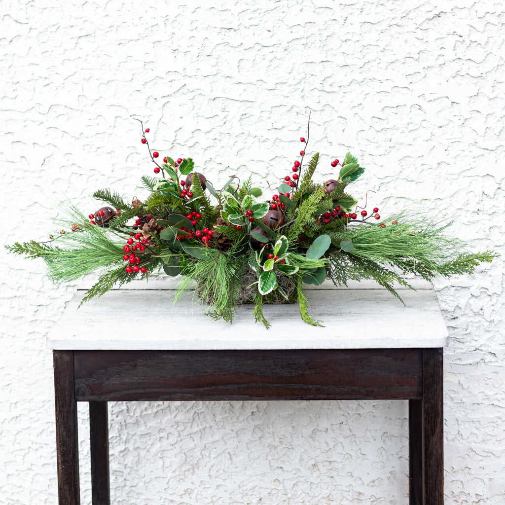Jingle Bell Holiday Centerpiece Drop In