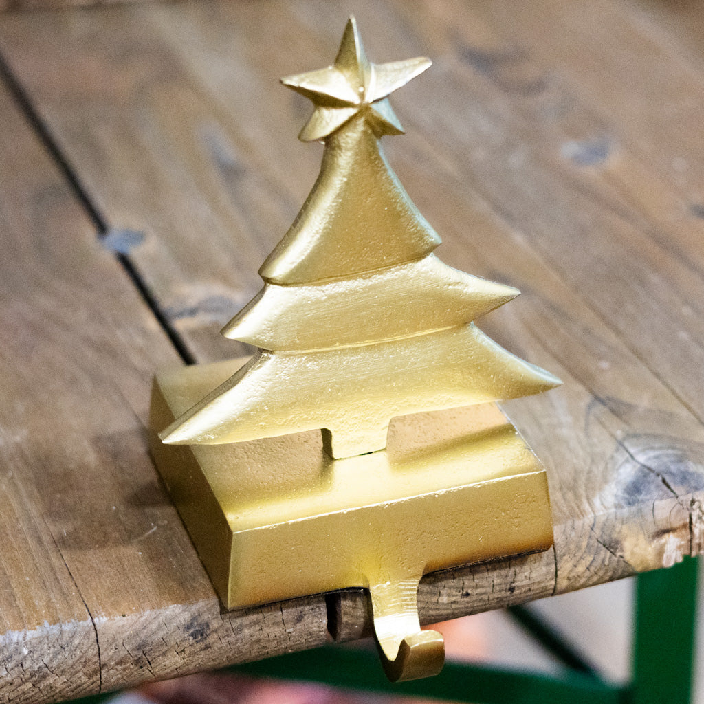 Christmas Tree Stocking Hanger