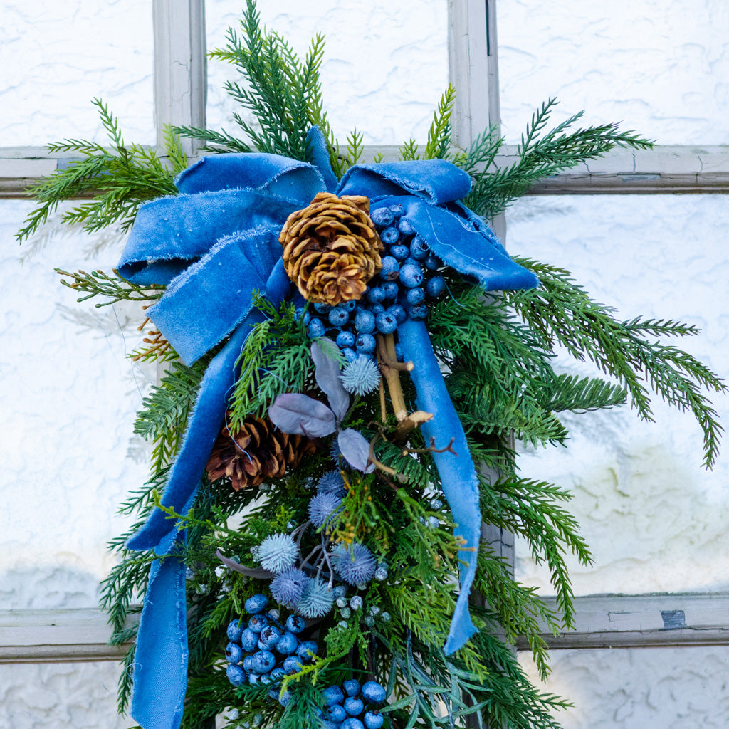 Blue Christmas Down Drop