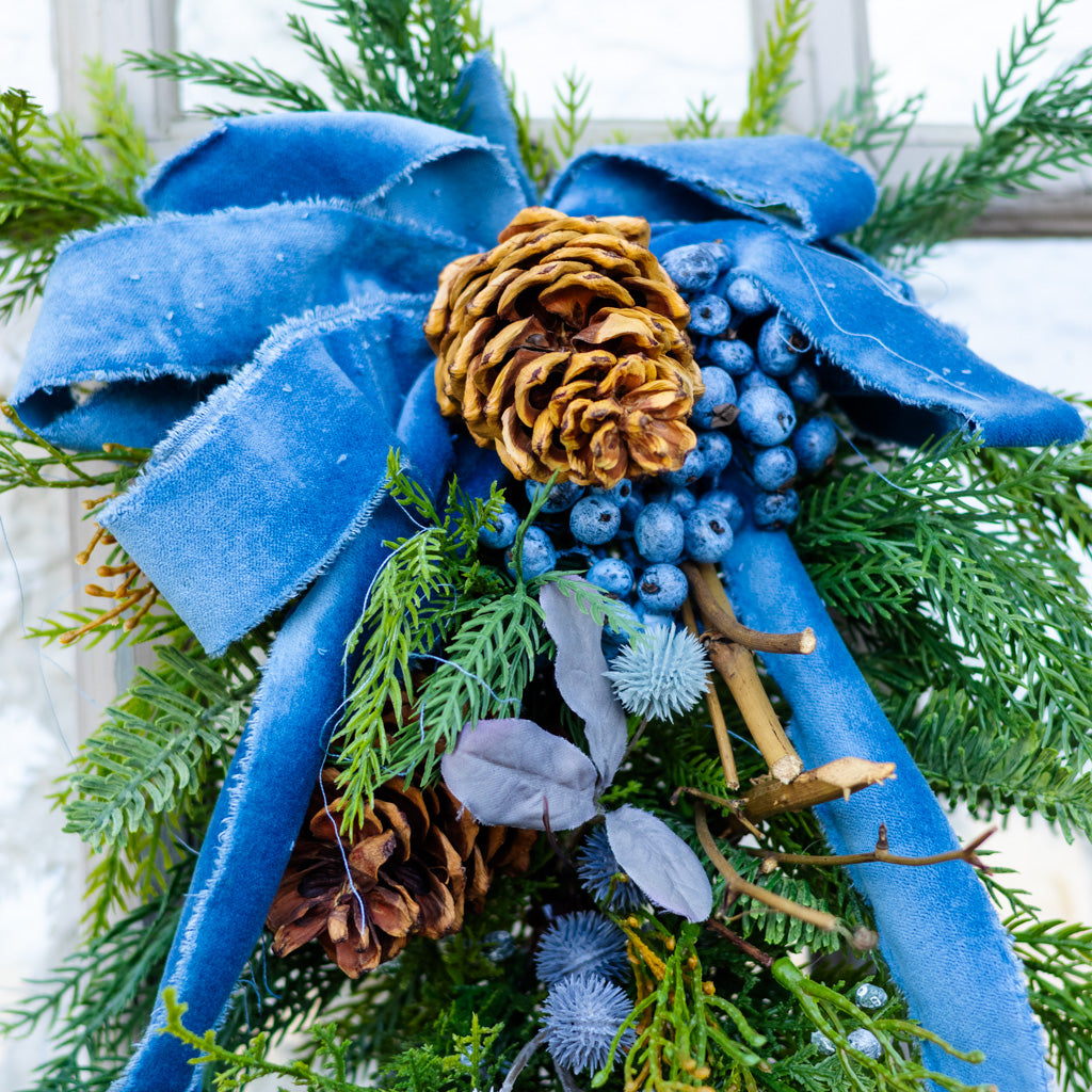 Blue Christmas Down Drop