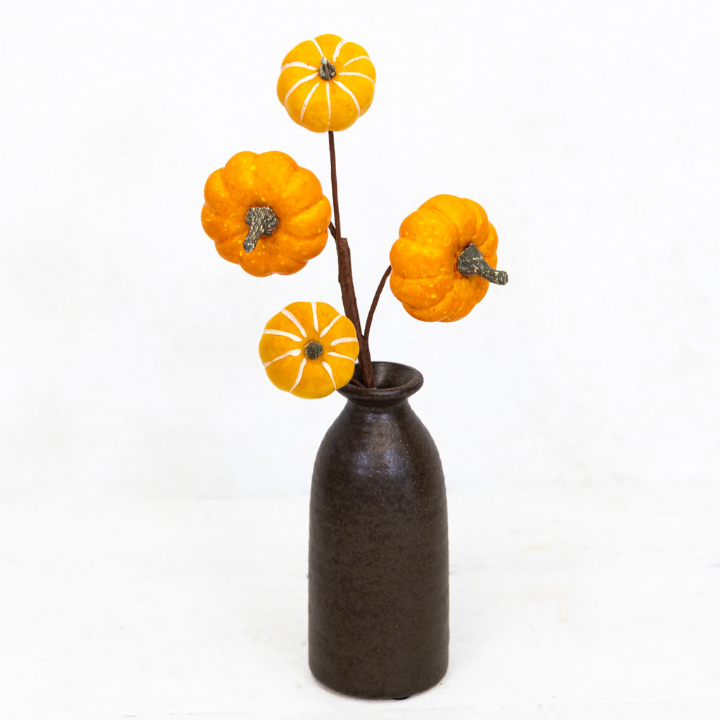 Mini Farmstand Orange Pumpkin Pick