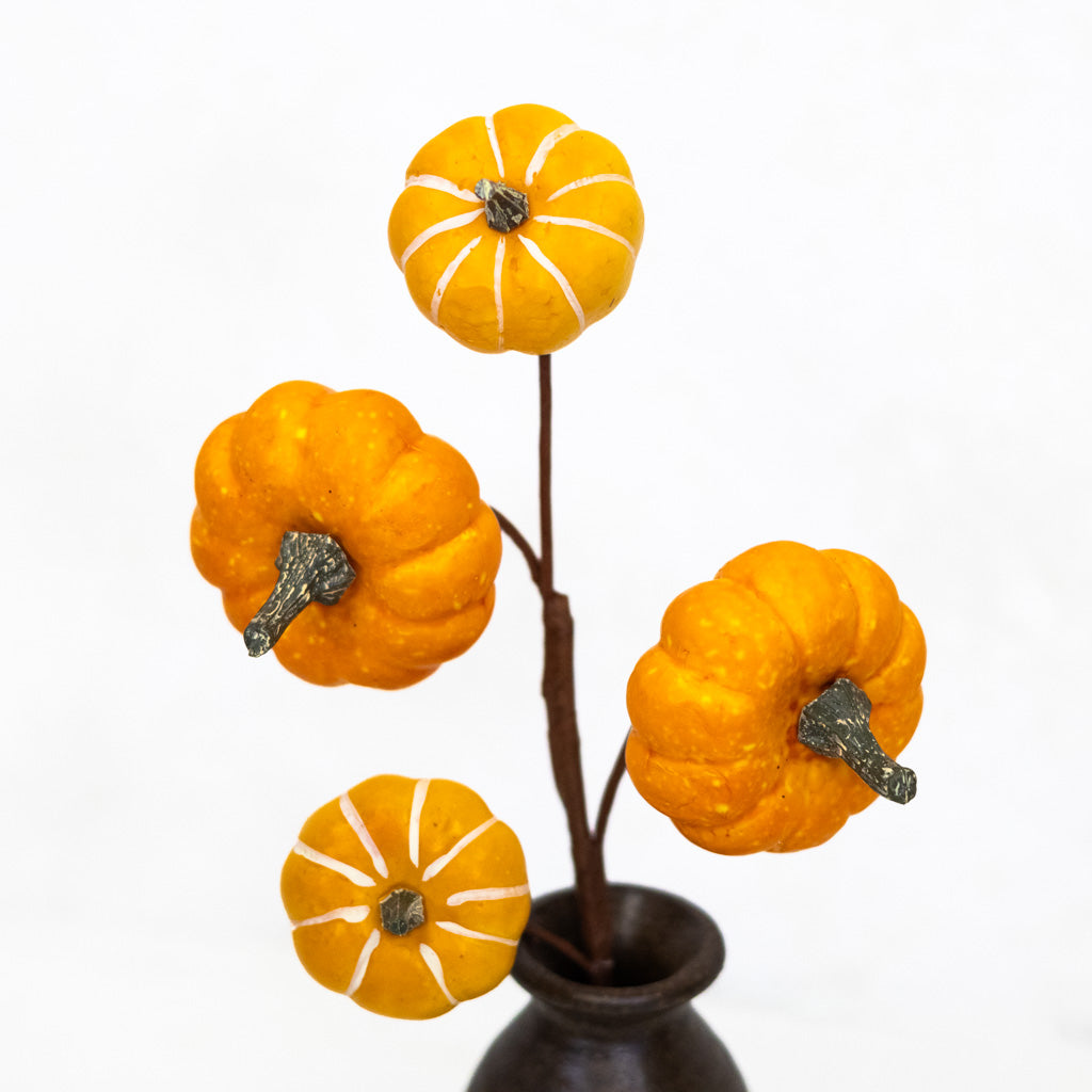 Mini Farmstand Orange Pumpkin Pick