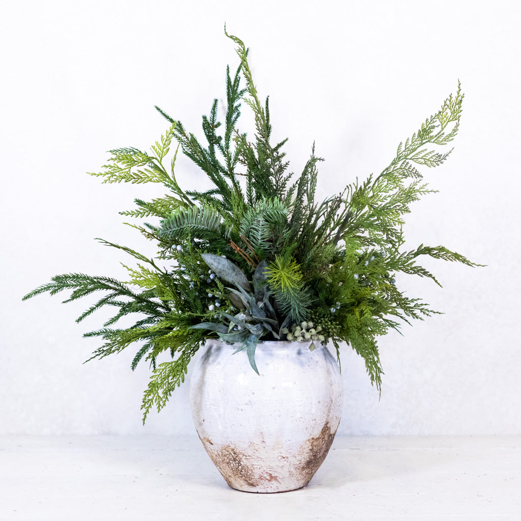 Grand Faux Real Evergreen Bouquet